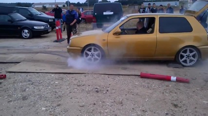 Vw Golf Gti Burnout!!! Better