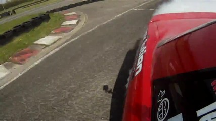 Team D3 John Glaister On Board - Drifting on Porsche Gt Car Racing Slicks in his Ps13!