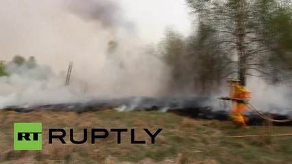 Ukraine: Chernobyl fire being battled, should be extinguished in days