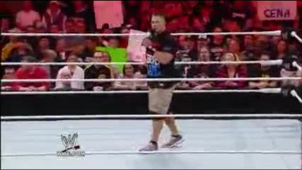 Wwe Raw 2012 John Cena Shares A Personal Message When Raw Goes Off The Air