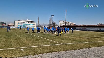 Последна тренировка за Левски преди двубоя с Черно море