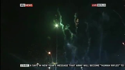 Berlin Germany Fireworks New year2012