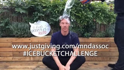 Бенедикт Къмбърбач Ice bucket chalenge