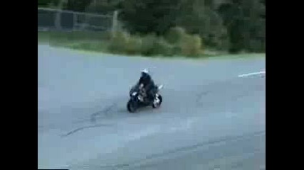 Honda Cbr 929 Turning Stoppie