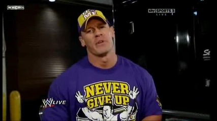 Wwe John Cena пребива Nexus дори и след уволнението си Raw 11.29.10 