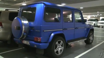 Matte Blue Mercedes G55 Amg