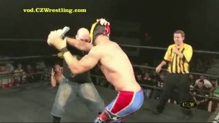 Jon Moxley ( Dean Ambrose ) vs Nick Gage vs Ego Fantastico - Czw Flashback 3 Years Ago This Month...