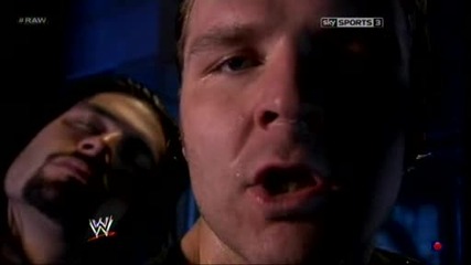 Raw 04/22/13 - Съобщението на The Shield | Backstage |..