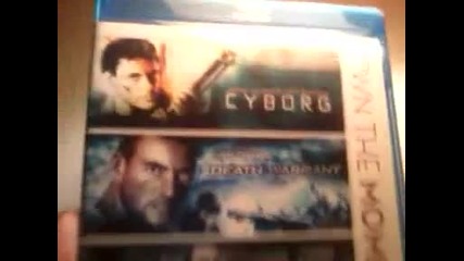 Комбиниран пакет Лъвско Сърце (1990), Двоен Удар (1991) и Киборг (1989) на Blu - Ray