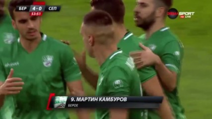 Попадение на Мартин Камбуров срещу Септември