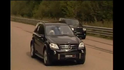 Mercedes - Benz Ml63 Amg Vs Jeep Grand Cherokee Srt - 8