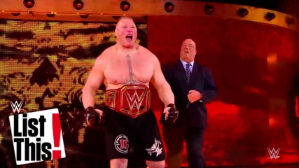 5 von Brock Lesnar zermalmte Knochen: List This! (DEUTSCH)