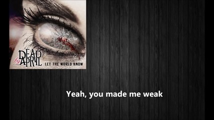 Dead by April - Done with Broken Hearts (lyrics)