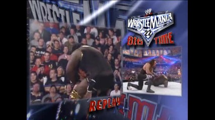 undertaker vs mark henry wrestlemania 22 