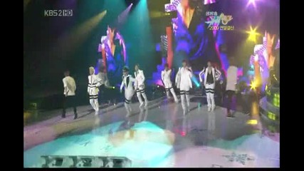 Beast B2st and Mblaq dance battle Music Bank [091225]