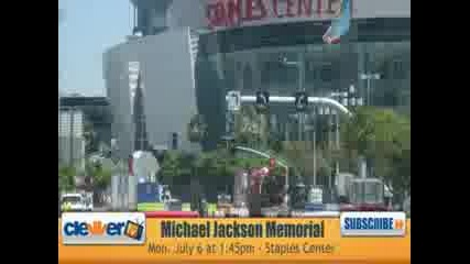 Michael Jackson Memorial at Staples Center - Los Angeles