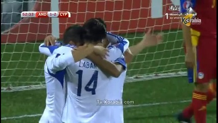 Андора 1 - 3 Кипър ( Квалификация за Европейско първенство 2016 ) ( 12/06/2015 )