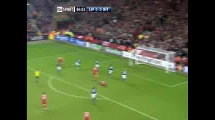 Liverpool - Inter (1/8 Final Cl) - Kuyt 1:0