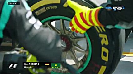 Смяна на гумите на Розберг отблизо, Перес изненада механиците