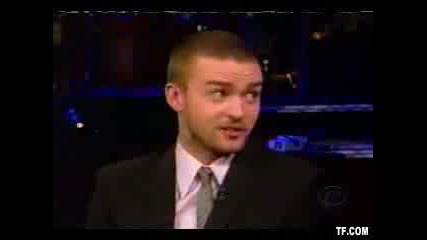 Justin Timberlake Full David Letterman interview