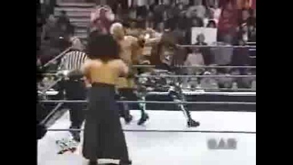 Kane, Undertaker and D - Von Dudley Vs Christian, Rikishi and Haku 