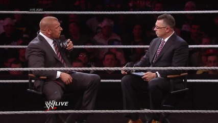 Triple H vows to end the Yes! Movement at Wrestlemania: Raw, March 24, 2014