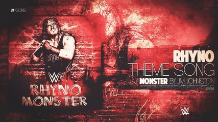 ► Rhyno 3rd Theme Song - Monster V2 by Jim Johnston ᴴᴰ
