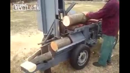 Брилиянтна машина за рязане на дърва(леко шумна)