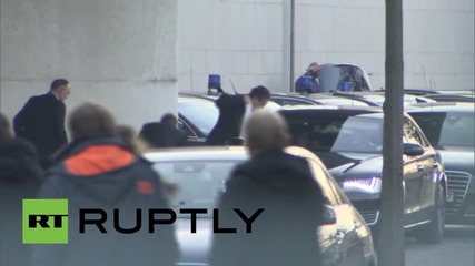 Germany: Ministers arrive at Chancellery for crucial talks on refugee crisis