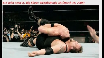 Wwe John Cena Top 50 Matches