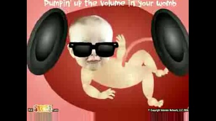 Baby cartoon get the party started