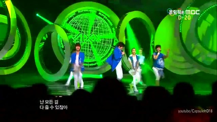 (hd) Vixx - Super hero ~ Music Core (07.07.2012)