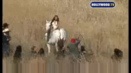 Miley Cyrus Is Snow White For Photoshoot on White Horse 