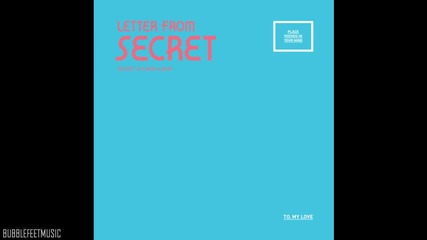 Secret - B.o.y Because Of You [mini Album - Letter From Secret]