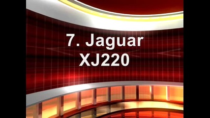 Топ 10 на най-бързите коли в Света (максимална скорост)