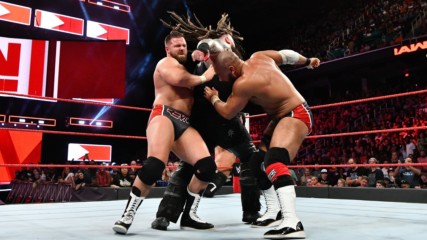The B-Team vs. The Deleters of Worlds vs. The Revival - Raw Tag Team Championship Triple Threat Match: Raw, Aug. 13, 201