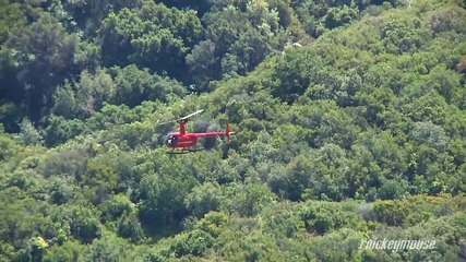 Crazy Helicopter On Mulholland
