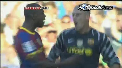 29 - 08 - 2010 - Racing Santander 0 - 3 Barcelona Highlights 