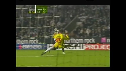 2007 Newcastle (england) 1-zulte Waregem (belgium) 0