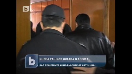 Кирил Рашков остава в ареста