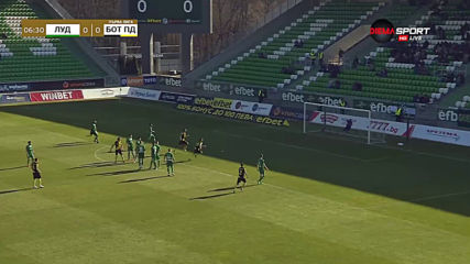 Лудогорец - Ботев Пд 0:0 /първо полувреме/