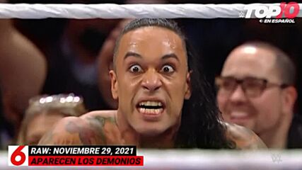 Top 10 Mejores Momentos de RAW: WWE Top 10, Nov 29, 2021