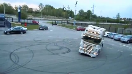Scania pravi gotin drift