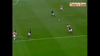 Арсенал - Ман Юнайтед 1:0 (1 октомври 2000) Фантастичен гол на Тиери Анри 