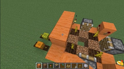 Minecraft Automatic Pumpkin and Melon Farm Tutorial (kak da si napravim)