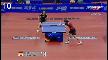 Table Tennis - Top 10 - In High Definition