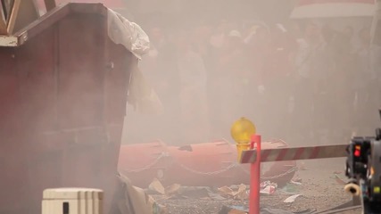 Кадри от снимачната площадка на Умирай Трудно 5
