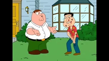 Family Guy Chris beats up Quagmire