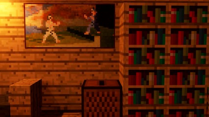 A Normal Night in Minecraft (re-uploaded) - Animation