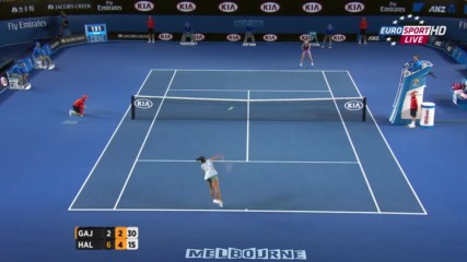 Simona Halep - Jarmila Gajdosova Australian Open 21.01.2015 part 2